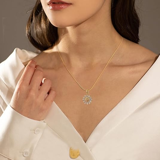 Collar Girasol "Luz y Serenidad"